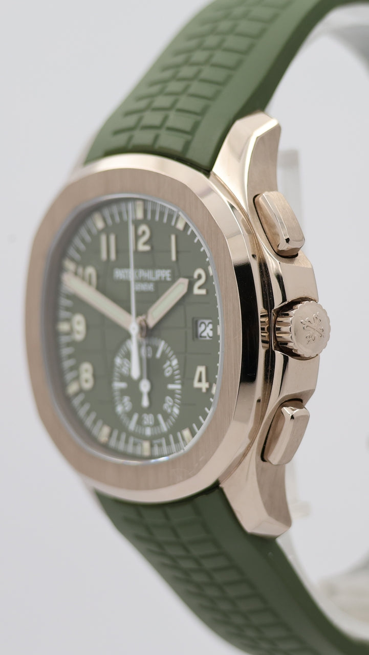 Patek Philippe Aquanaut Chronograph Khaki Automatik Weißgold 5968G-010 - Detailansicht 7