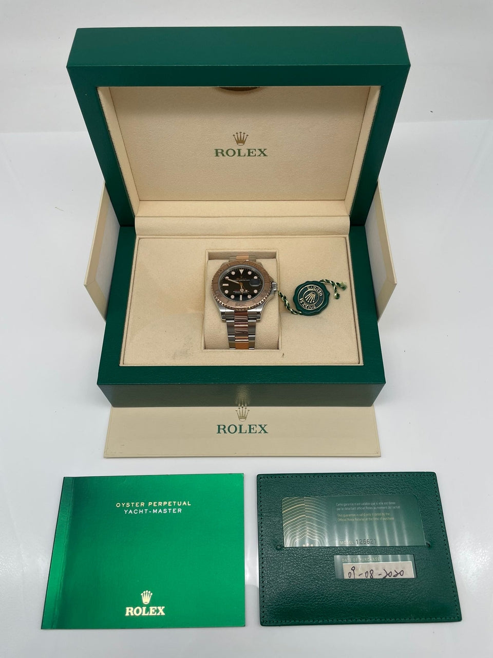 Rolex Yacht-Master 40 Roségold Automatik 126621 - Papiere und oder Lieferumfang