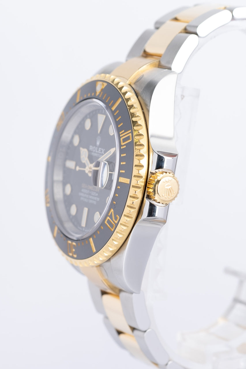 Rolex Sea-Dweller Stahl/Gold Automatik Schwarz Teilverklebt 126603 - Detailansicht 1