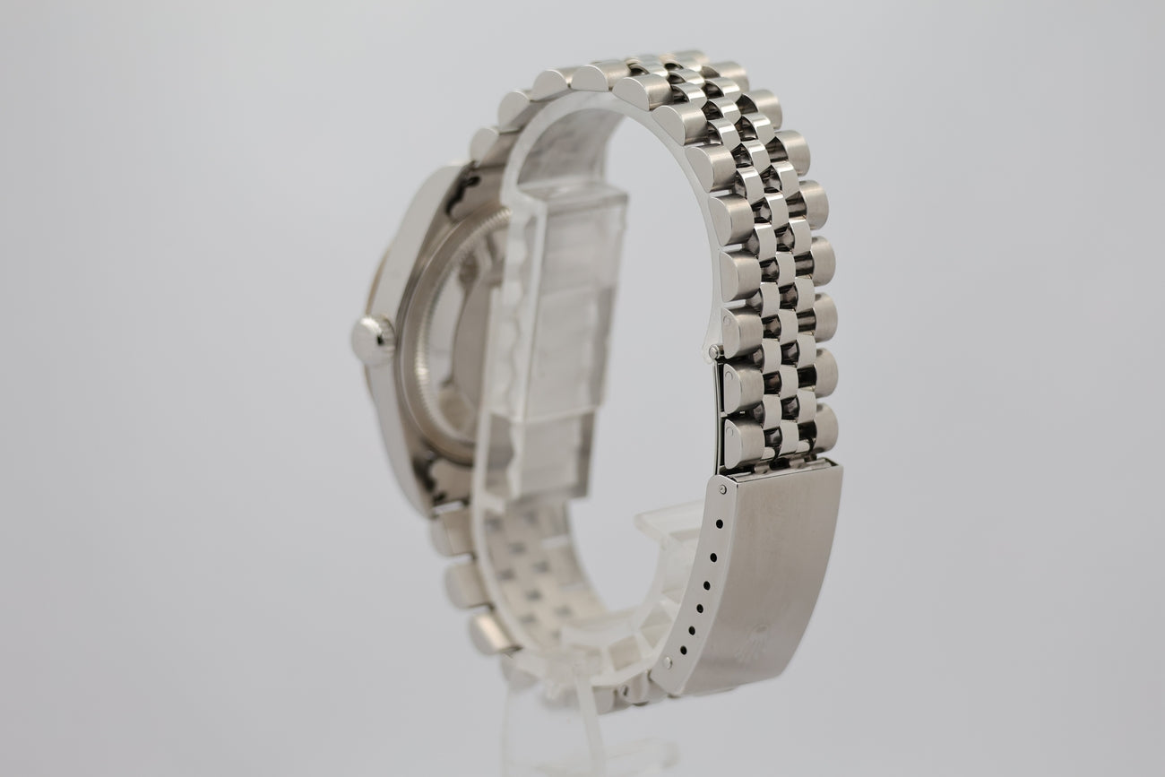 Rolex Datejust Automatik Herrenuhr Blau 36mm 16234 - Detailansicht 2