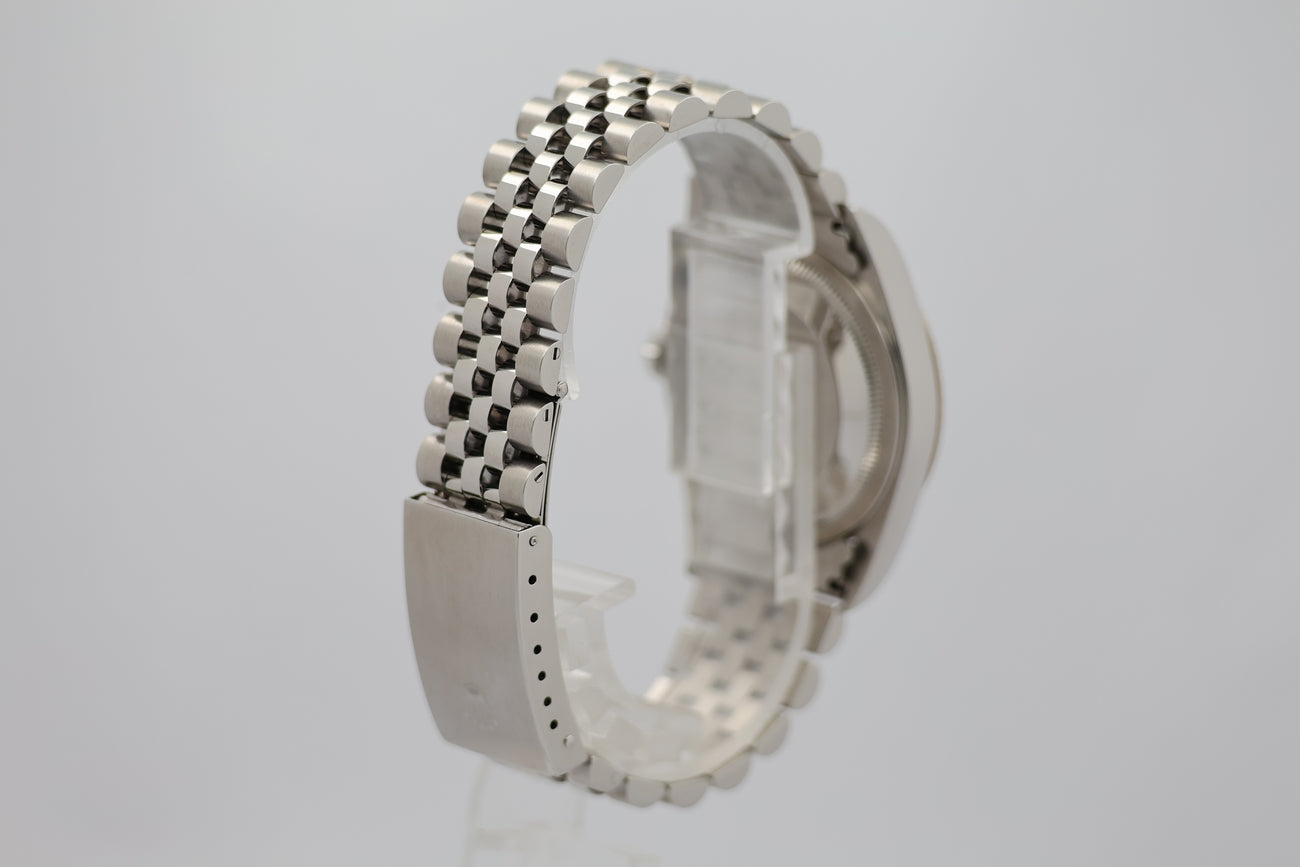 Rolex Datejust Automatik Herrenuhr Blau 36mm 16234 - Detailansicht 1