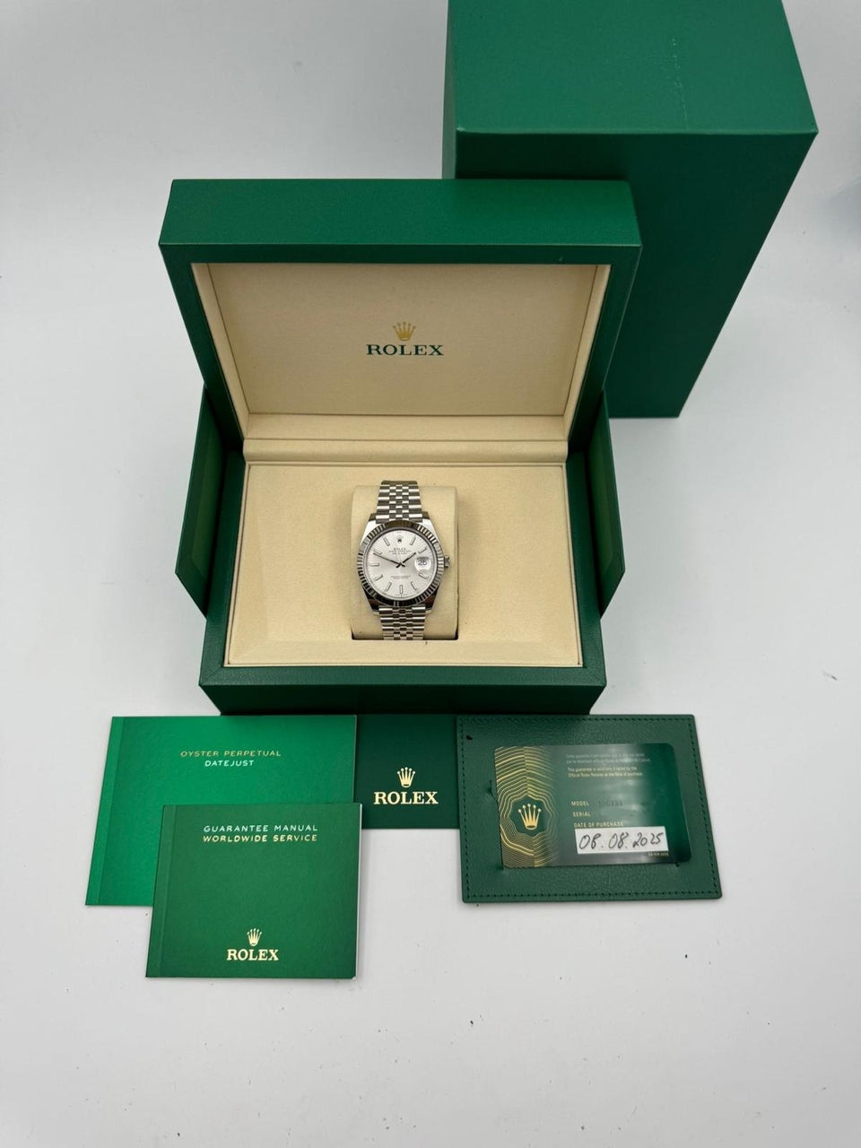 Rolex Datejust 41mm Automatik Jubilee 2025 NEU 126334 - Papiere und oder Lieferumfang
