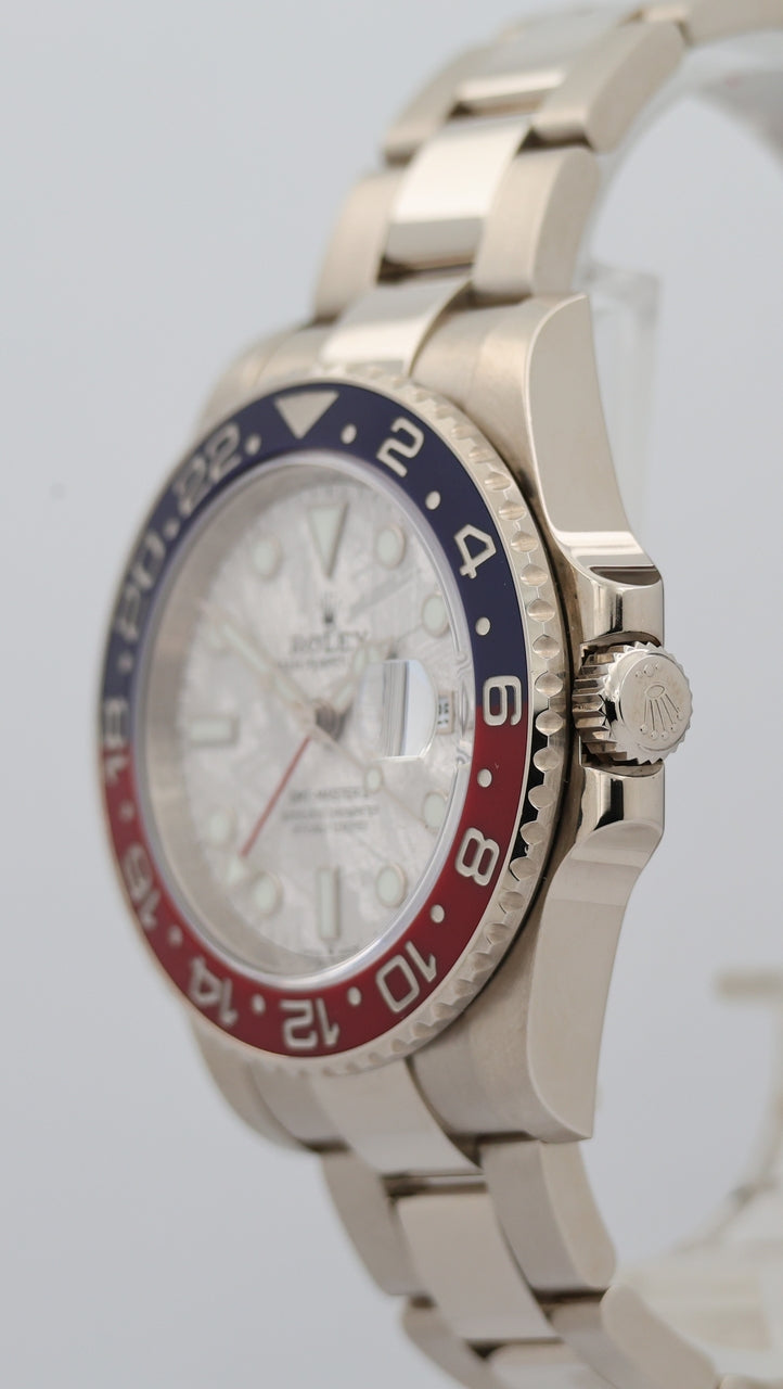 Rolex GMT-Master II "Pepsi" Meteorite Dial Weißgold 126719BLRO - Detailansicht 7
