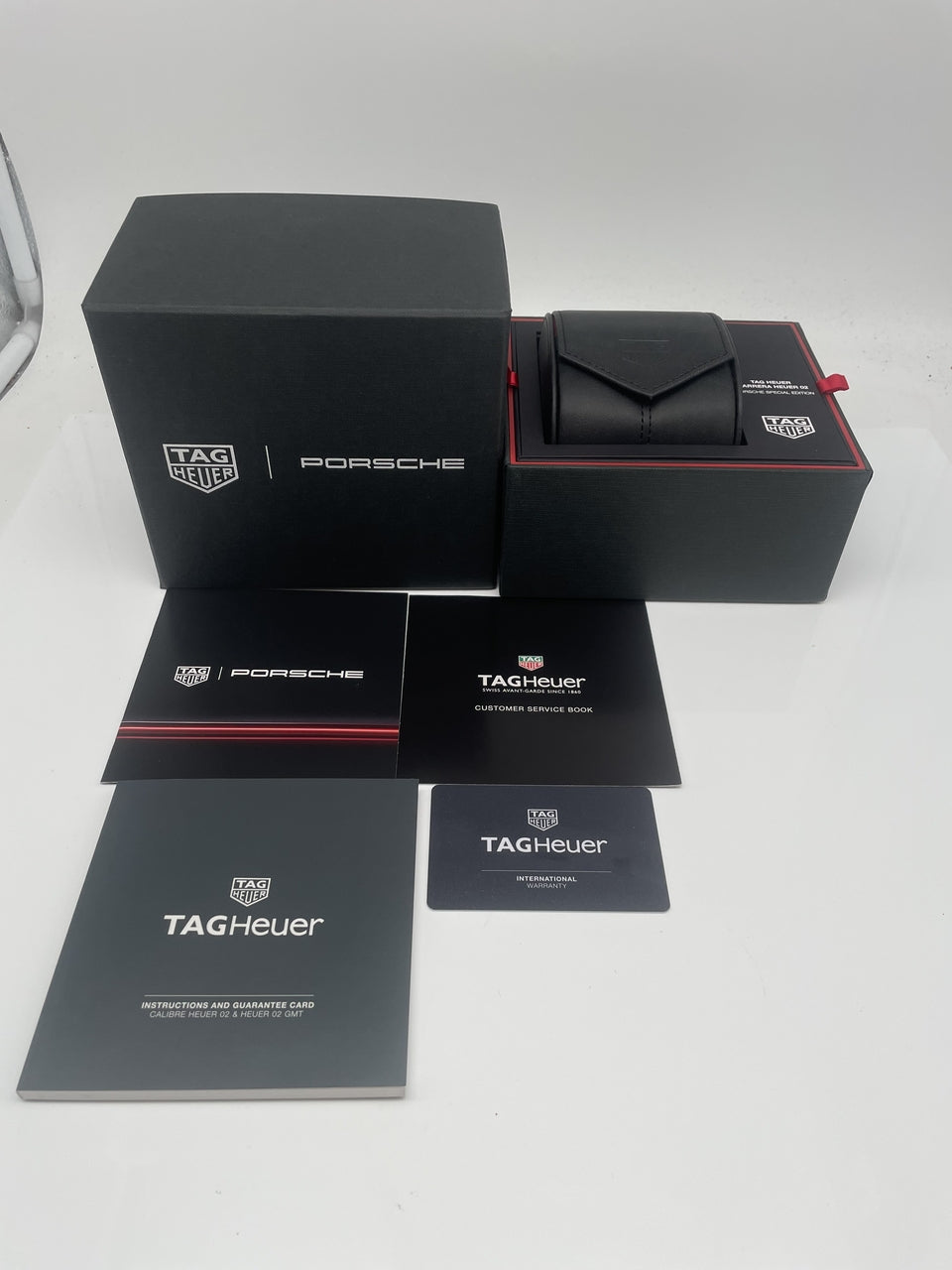 Tag Heuer Carrera Chronograph Porsche Special Edition CBN2A1F - Papiere und oder Lieferumfang