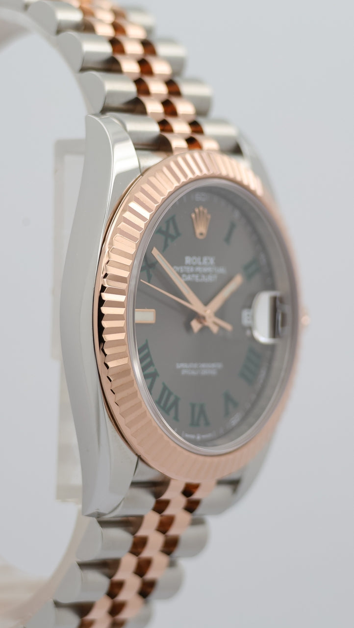 Rolex Datejust "Wimbledon" Automatik Herrenuhr 41mm 126331 - Detailansicht 8