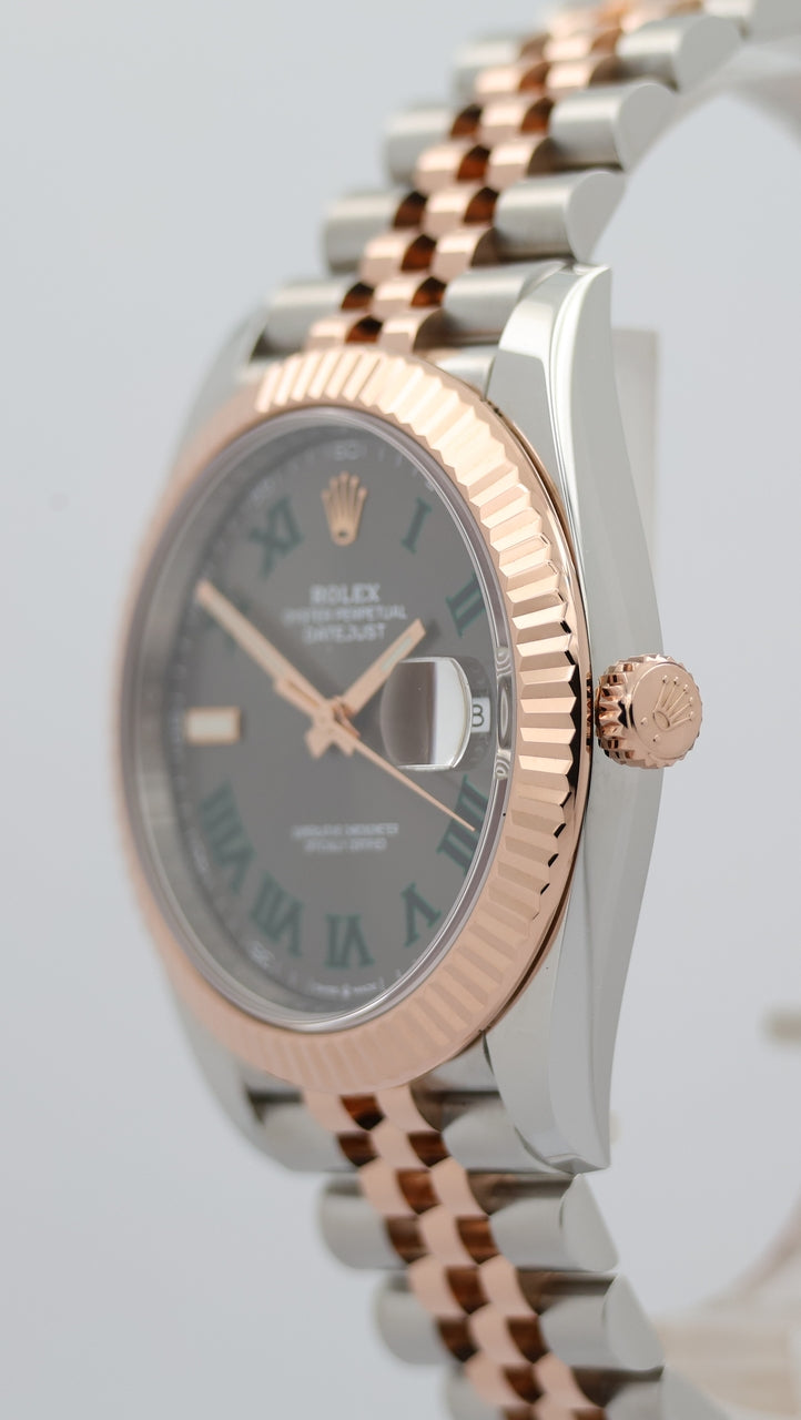 Rolex Datejust "Wimbledon" Automatik Herrenuhr 41mm 126331 - Detailansicht 7