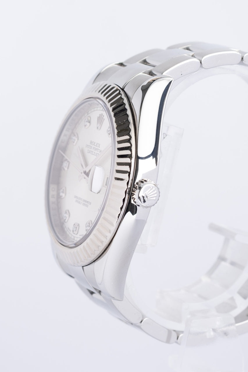Rolex Datejust II 41mm ,,Diamond Dial" Automatik Herrenuhr 116334 - Detailansicht 2