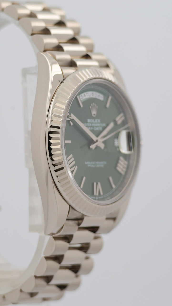 Rolex Day-Date 40 Automatik Weißgold 228239 - Detailansicht 7