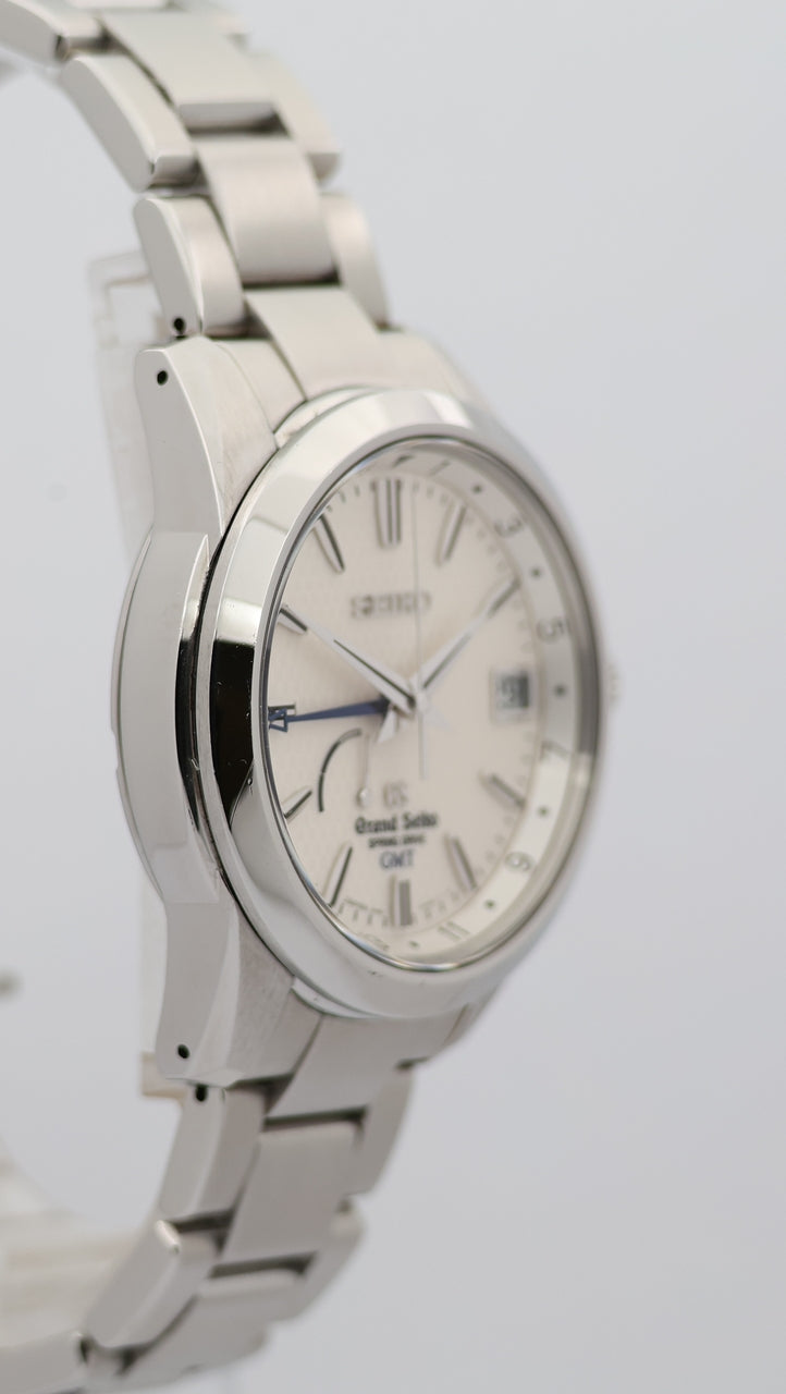 Grand Seiko Spring Drive GMT 39mm Herrenuhr SBGE009 - Detailansicht 8