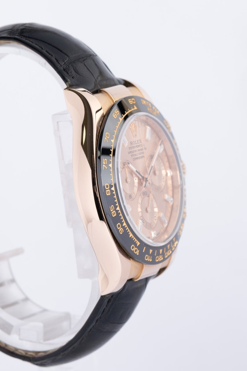 Rolex Daytona Roségold Sundust Baguette Dial 40mm 116515LN - Detailansicht 2
