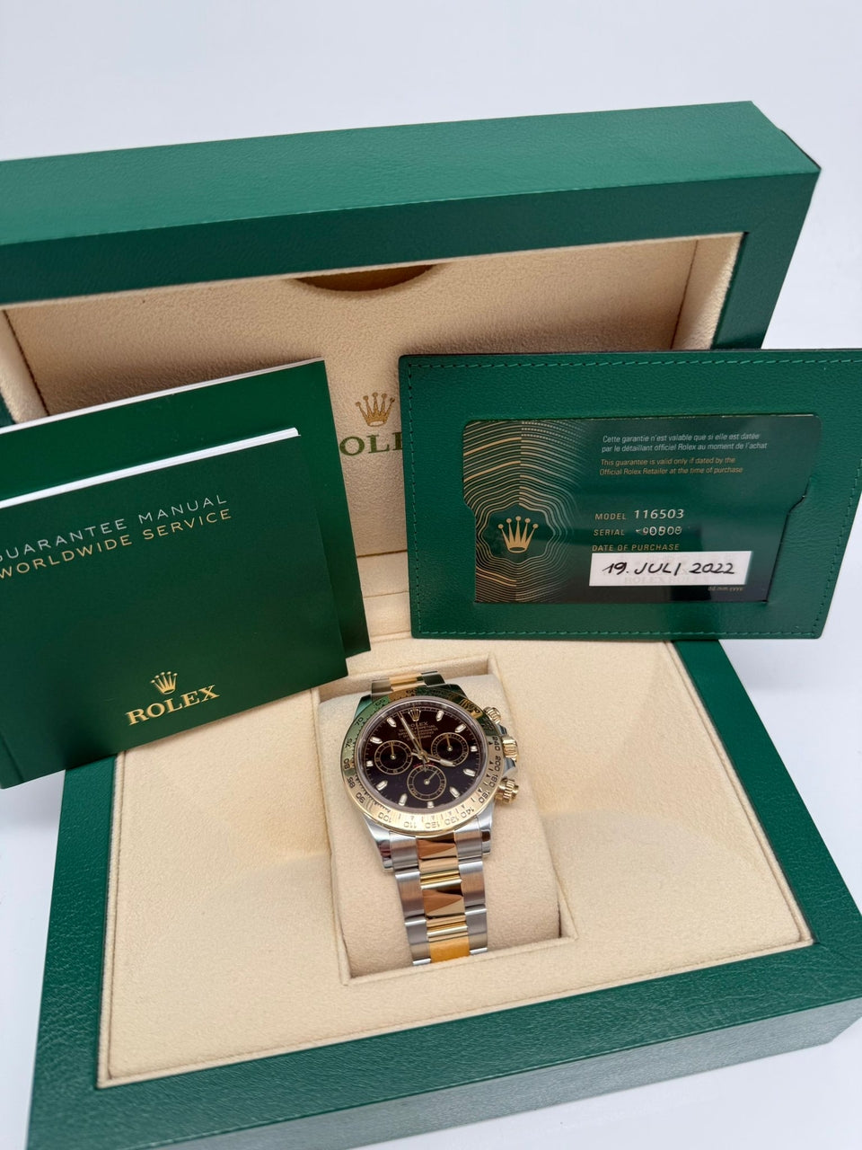 Rolex Daytona Automatik 40mm 116503 - Papiere und oder Lieferumfang
