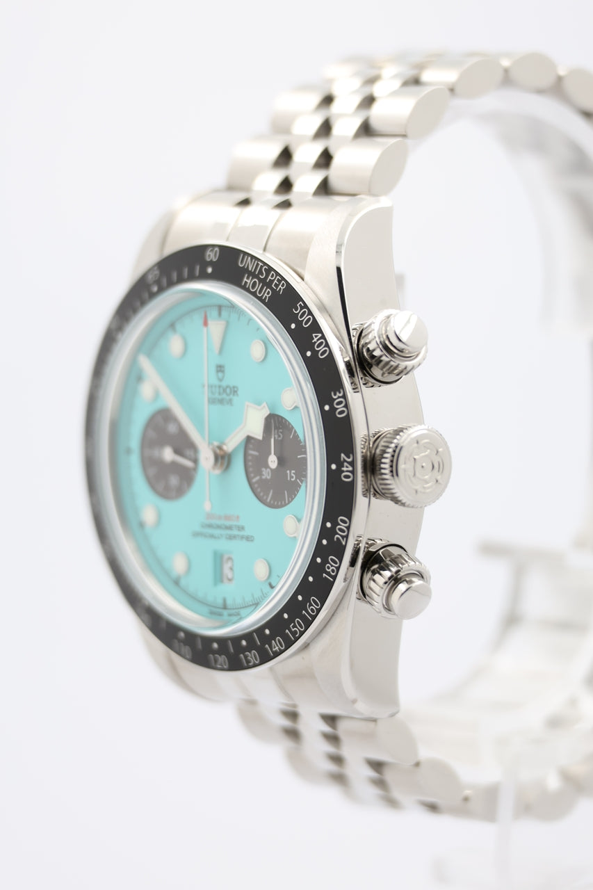 Tudor Black Bay Chrono 41mm "Flamingo Blue" NEU 20226 79360N - Detailansicht 1