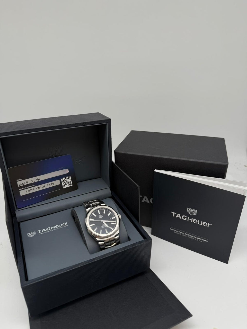 Tag Heuer Link Calibre 5 Automatik Herrenuhr 41mm WBC2110 - Papiere und oder Lieferumfang