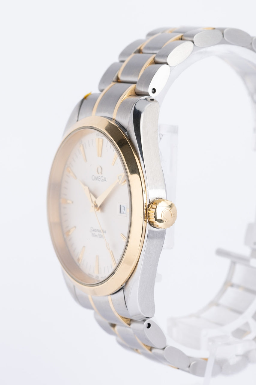 Omega Seamaster Aqua Terra Stahl/Gold 39mm Quarz 23173000 - Detailansicht 2