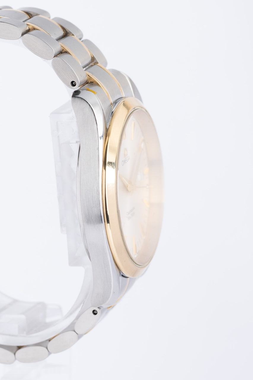 Omega Seamaster Aqua Terra Stahl/Gold 39mm Quarz 23173000 - Detailansicht 1