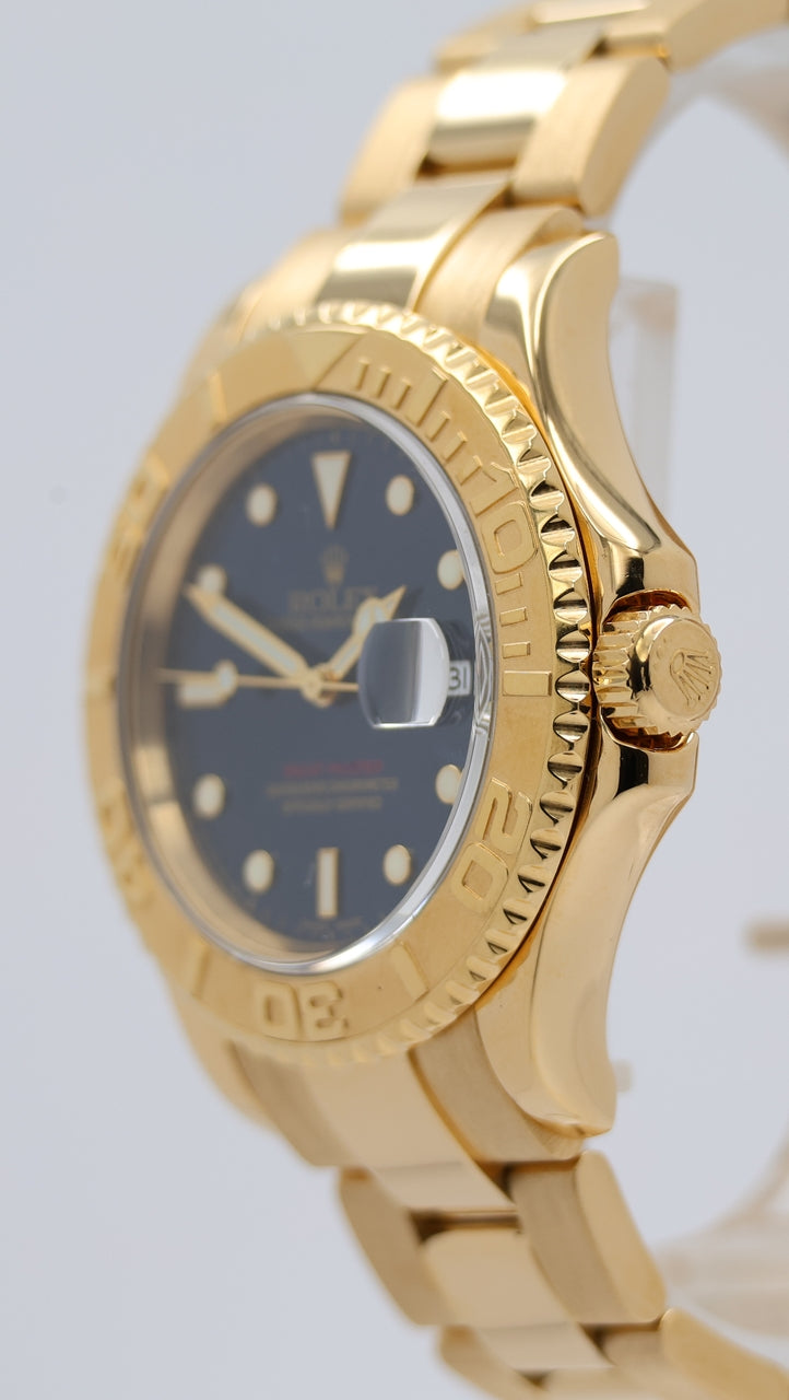Rolex Yacht-Master Automatik Vollgold Blau 16628 - Detailansicht 7