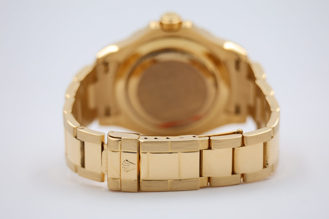 Rolex Yacht-Master Automatik Vollgold Blau 16628 - Detailansicht 5