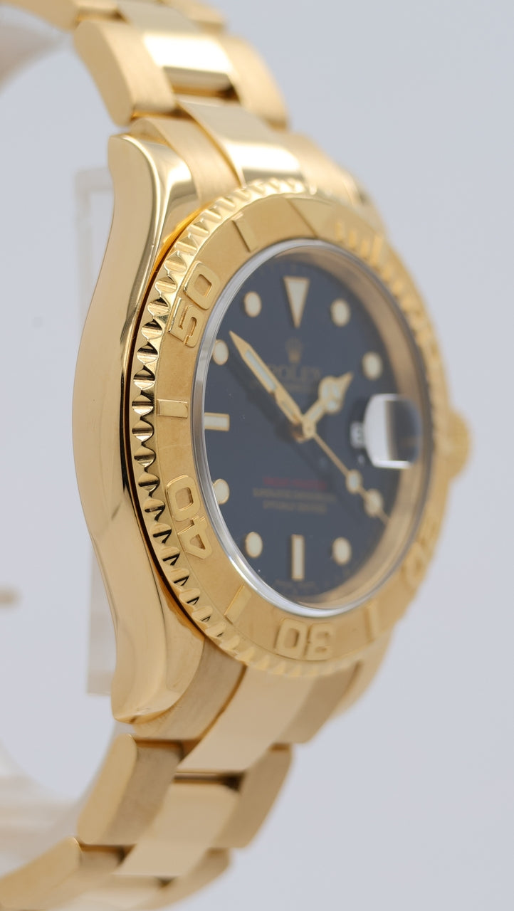Rolex Yacht-Master Automatik Vollgold Blau 16628 - Detailansicht 8