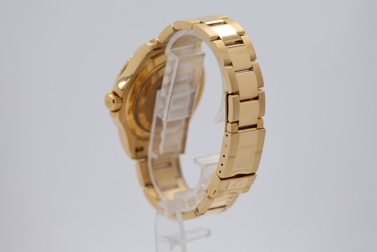 Rolex Yacht-Master Automatik Vollgold Blau 16628 - Detailansicht 2