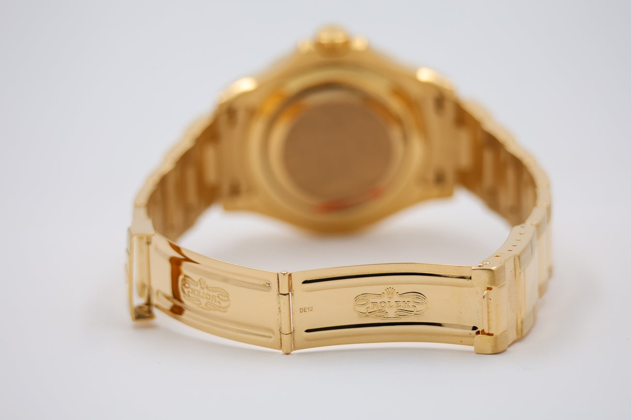 Rolex Yacht-Master Automatik Vollgold Blau 16628 - Detailansicht 6