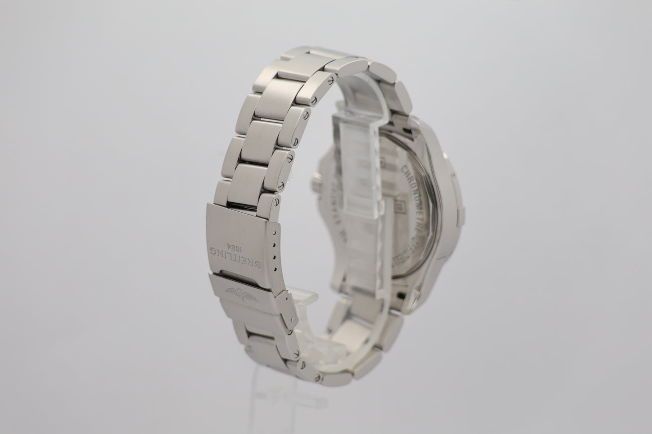 Breitling Colt 44 Automatik Herrenuhr Blau A17388 - Detailansicht 1