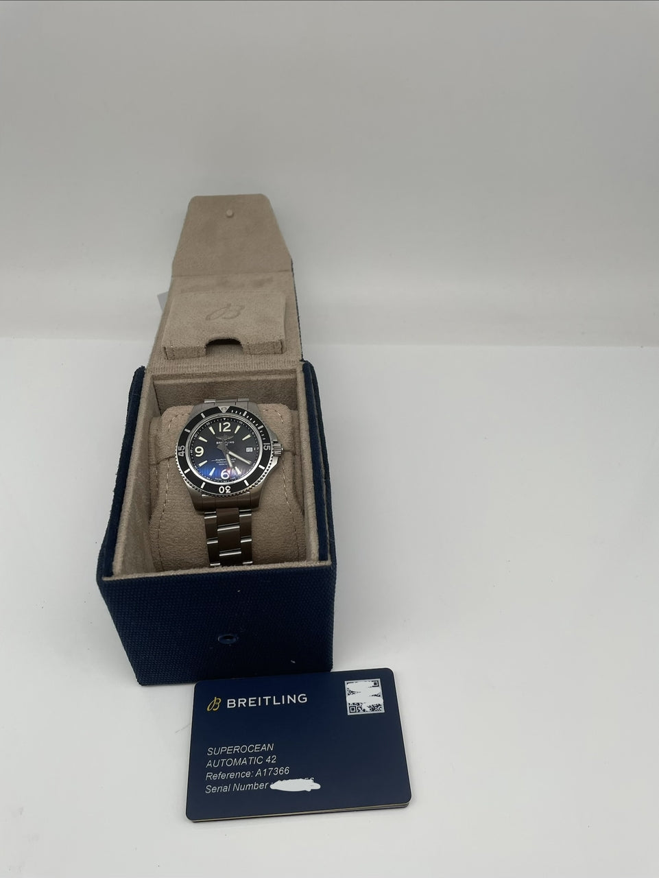 Breitling Superocean 42mm Automatik Herrenuhr A17366 - Papiere und oder Lieferumfang