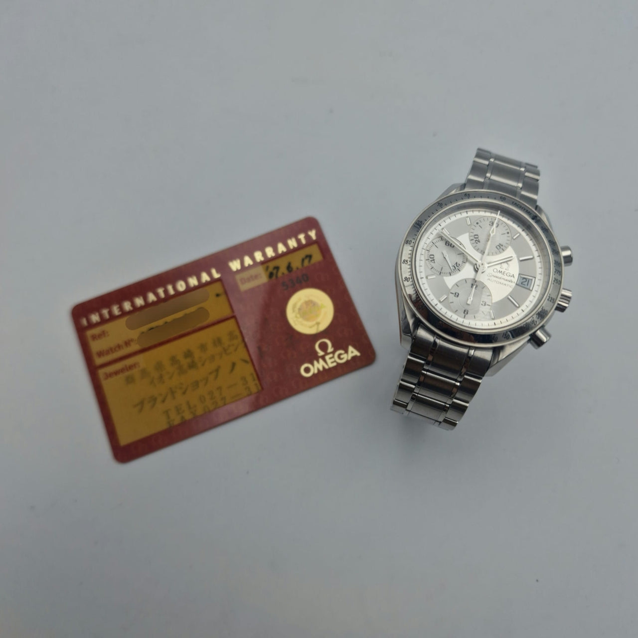 Omega Speedmaster Date 39mm Automatik Herrenuhr 35133000 Original Papiere