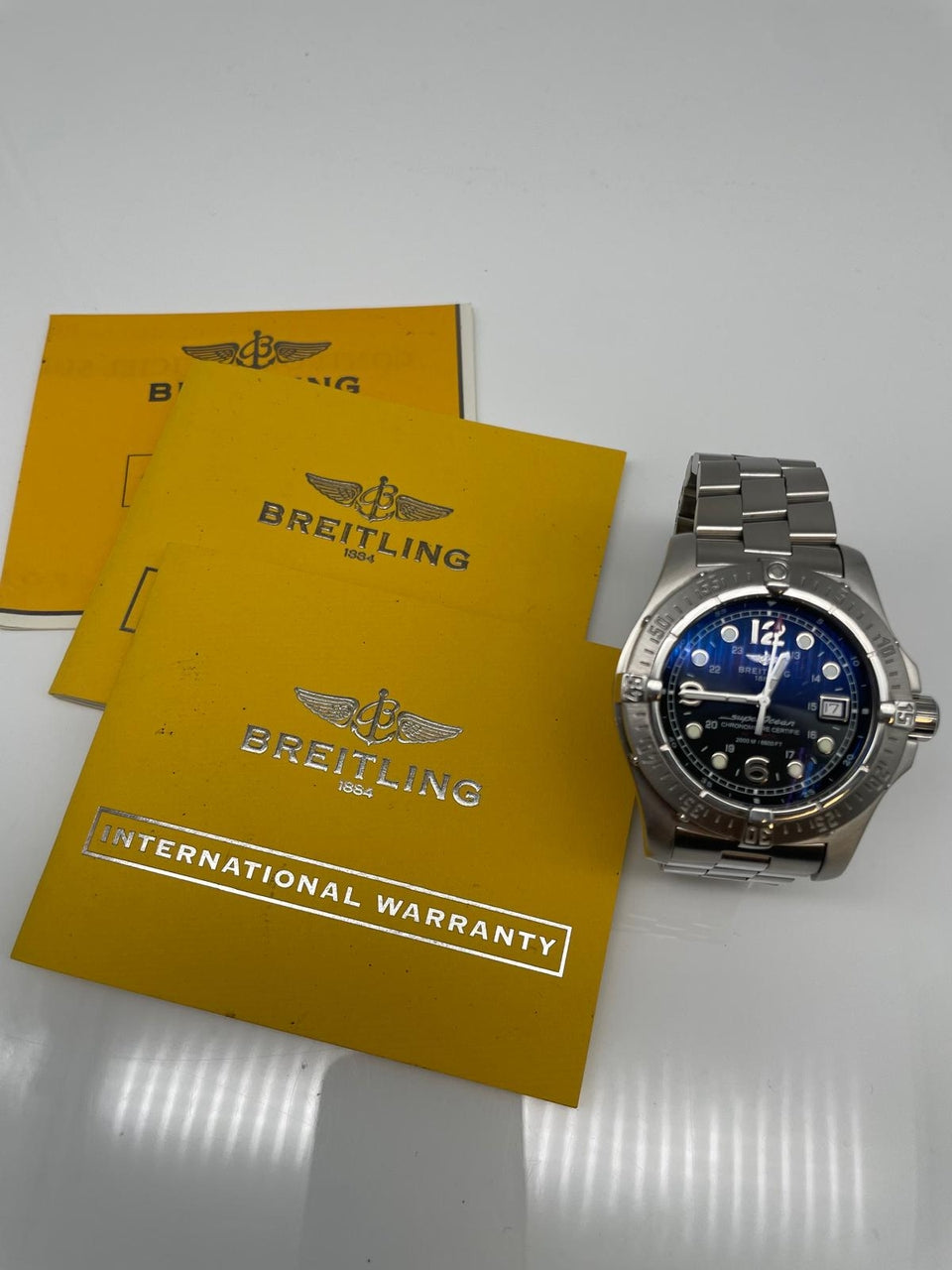 Breitling Superocean Steelfish 44mm Automatik A17390 - Papiere und oder Lieferumfang