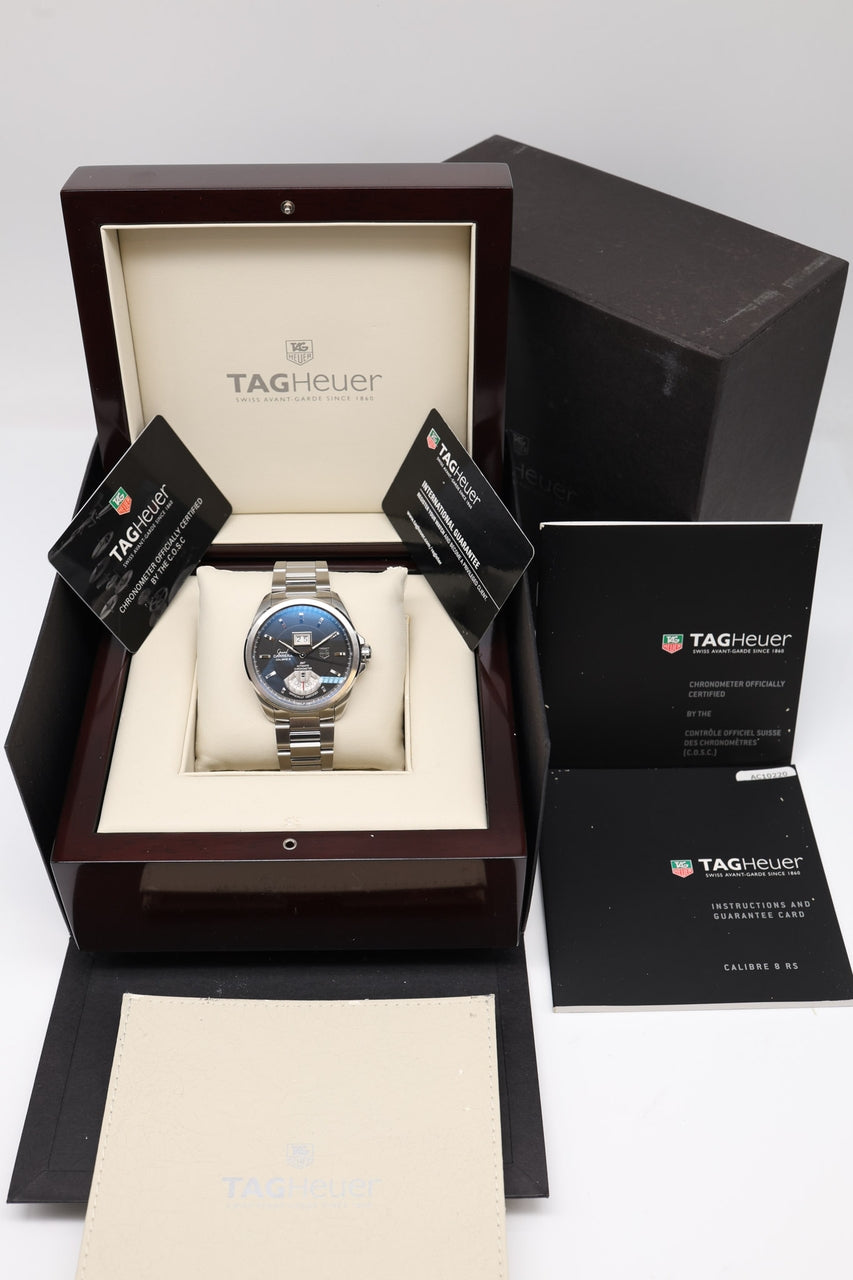 Tag Heuer Grand Carrera Calibre 8 GMT Automatik WAV5111 - Papiere und oder Lieferumfang