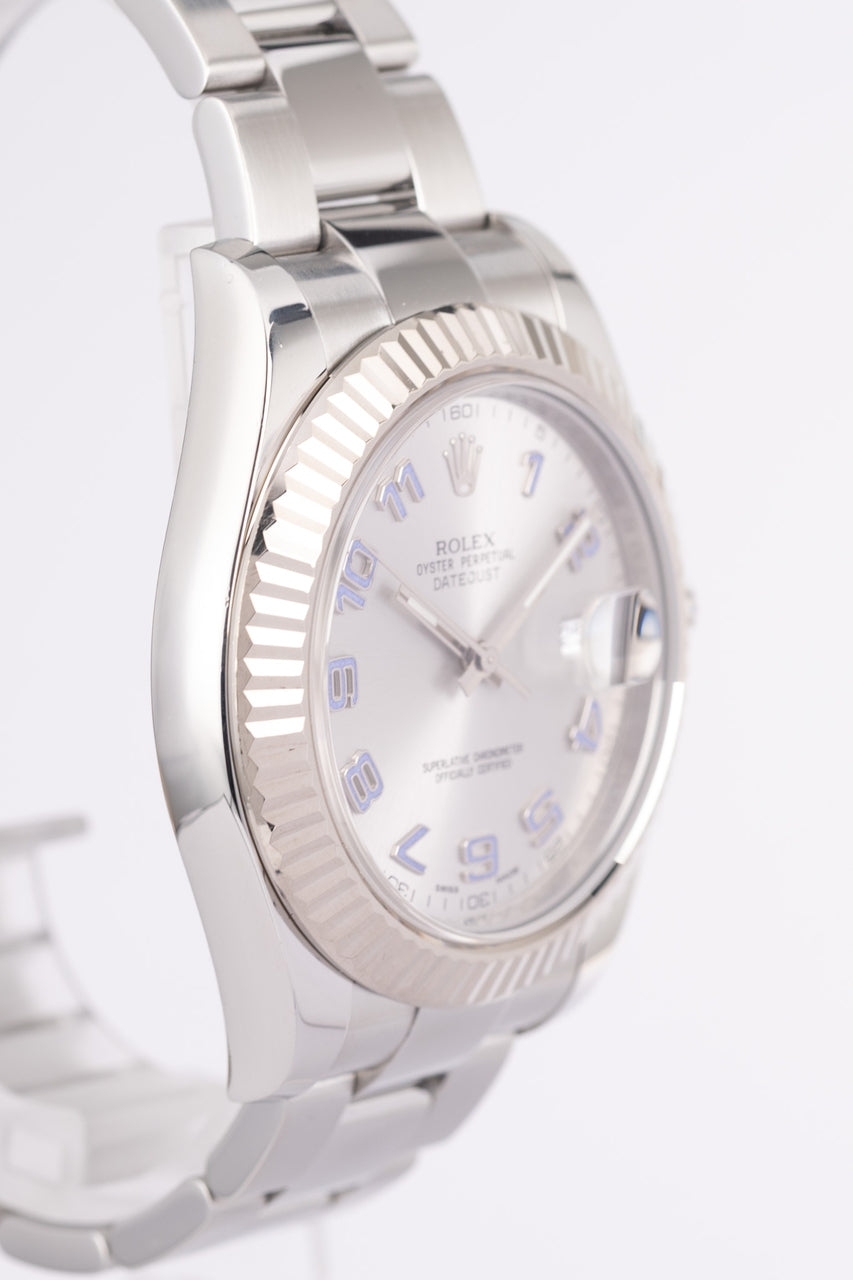 Rolex Datejust II 41mm Automatik Herrenuhr ,,Silver Dial" 116334 - Detailansicht 1