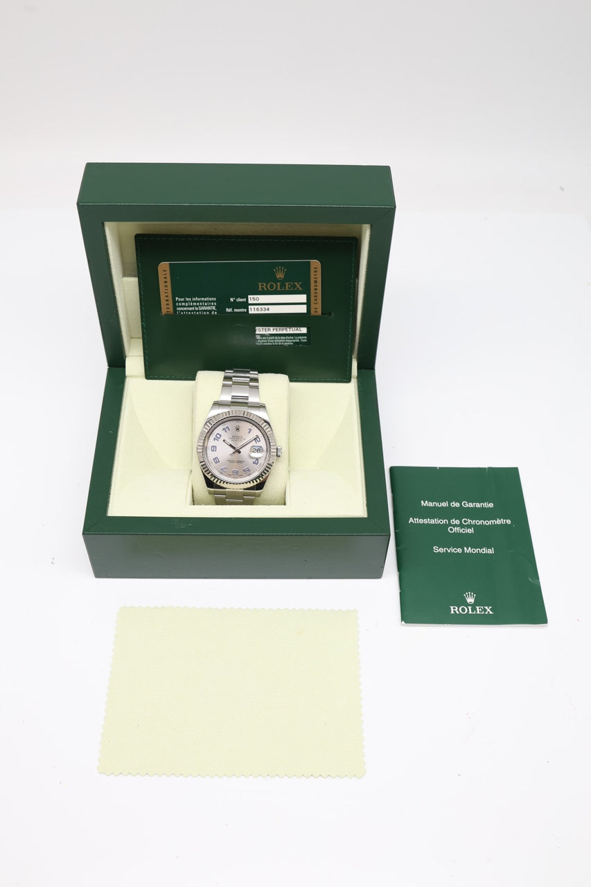 Rolex Datejust II 41mm Automatik Herrenuhr ,,Silver Dial" 116334 - Papiere und oder Lieferumfang