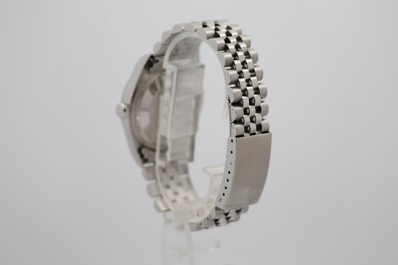 Rolex Datejust 36 Automatik Herrenuhr Weiß 16234 - Detailansicht 2