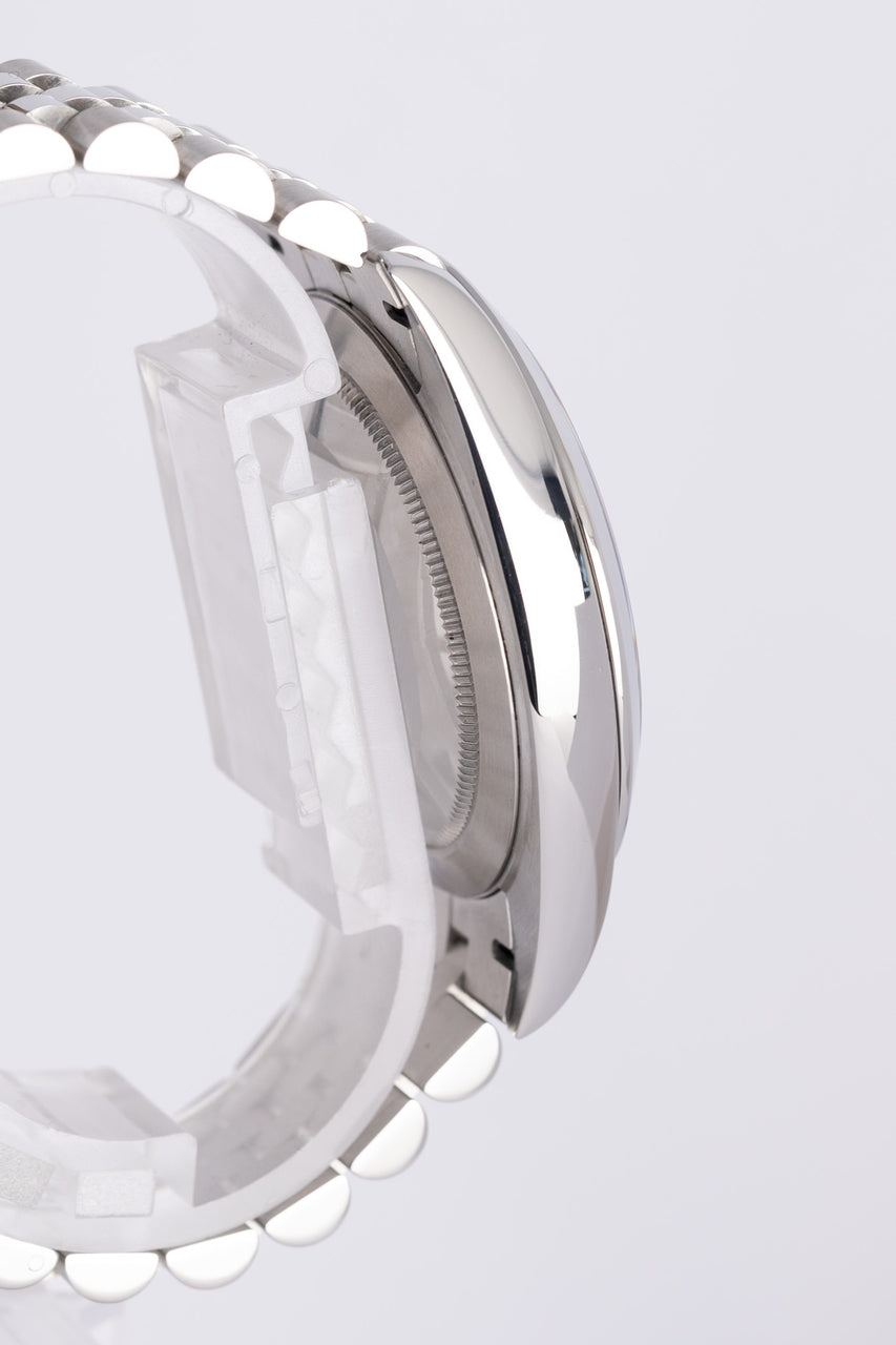 Rolex Datejust Jubilee weiß Automatik Herrenuhr 41mm Weiß 126300 - Detailansicht 4