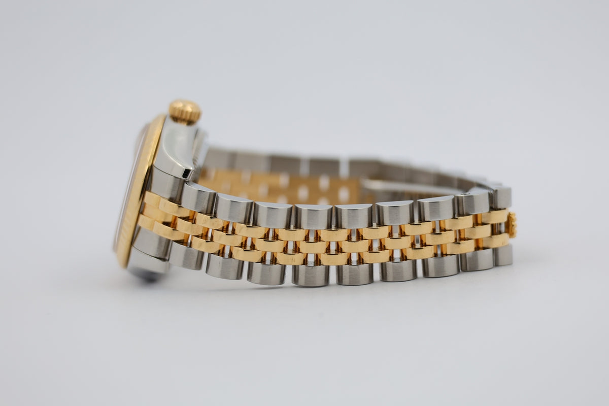 Rolex Lady-Datejust Jubilee Jubiläums-Blatt Diamant 26mm 179173G - Detailansicht 3