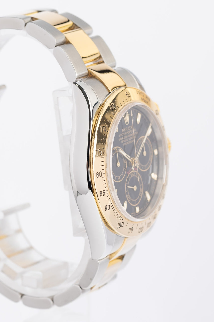 Rolex Daytona Gold/Stahl 40mm Automatik Schwarz 116523 - Detailansicht 1