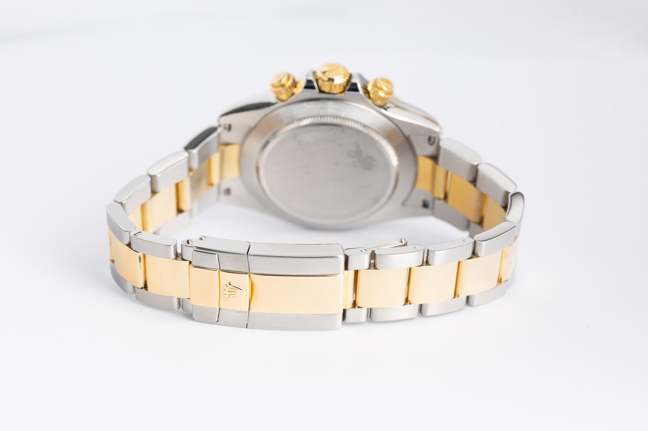 Rolex Daytona Gold/Stahl 40mm Automatik Schwarz 116523 - Detailansicht 7