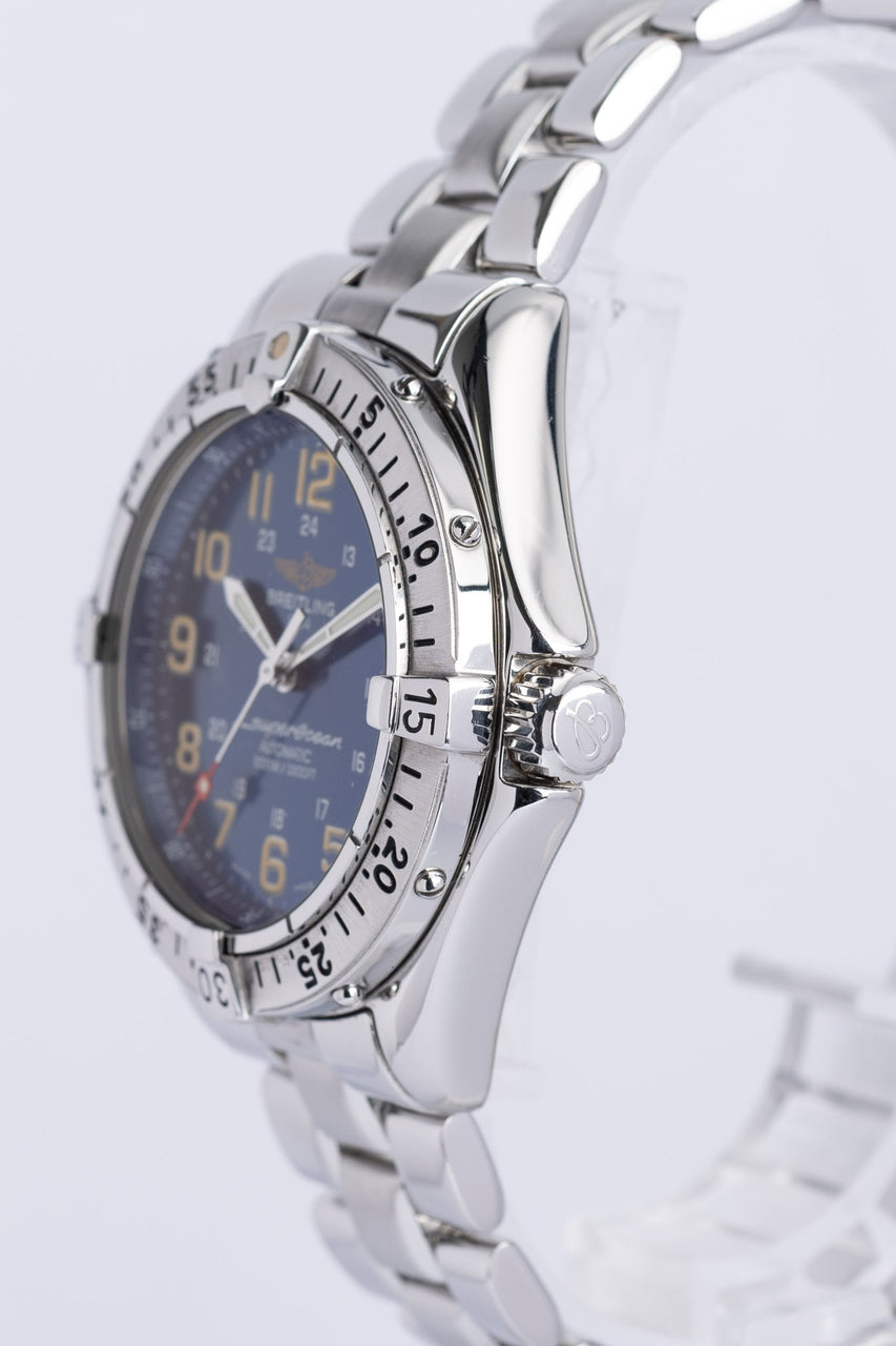 Breitling Superocean 41mm Automatik Blau A17040 - Detailansicht 2