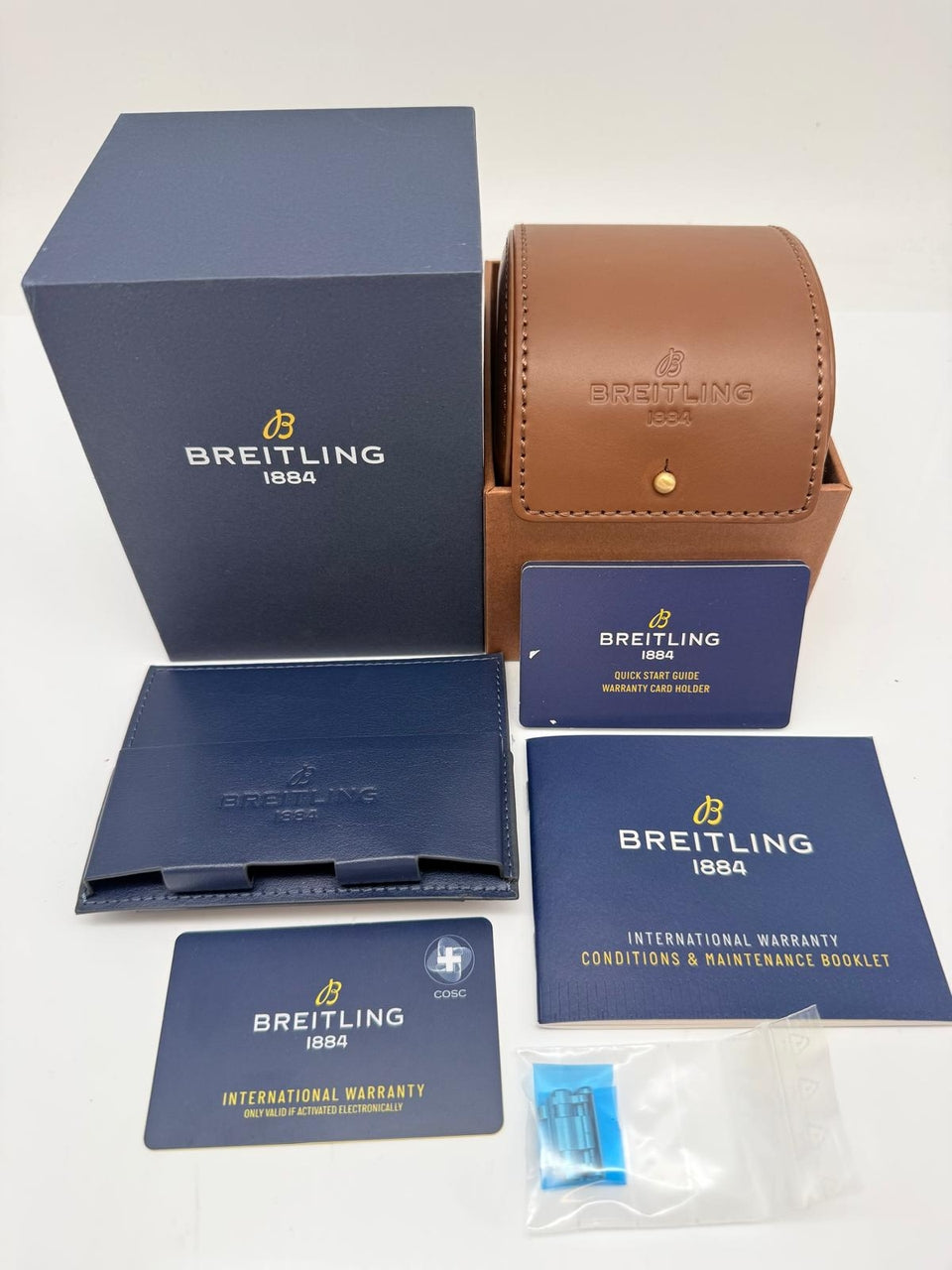 Breitling Chronomat B01 Automatik 42mm Blau AB0134 - Papiere und oder Lieferumfang