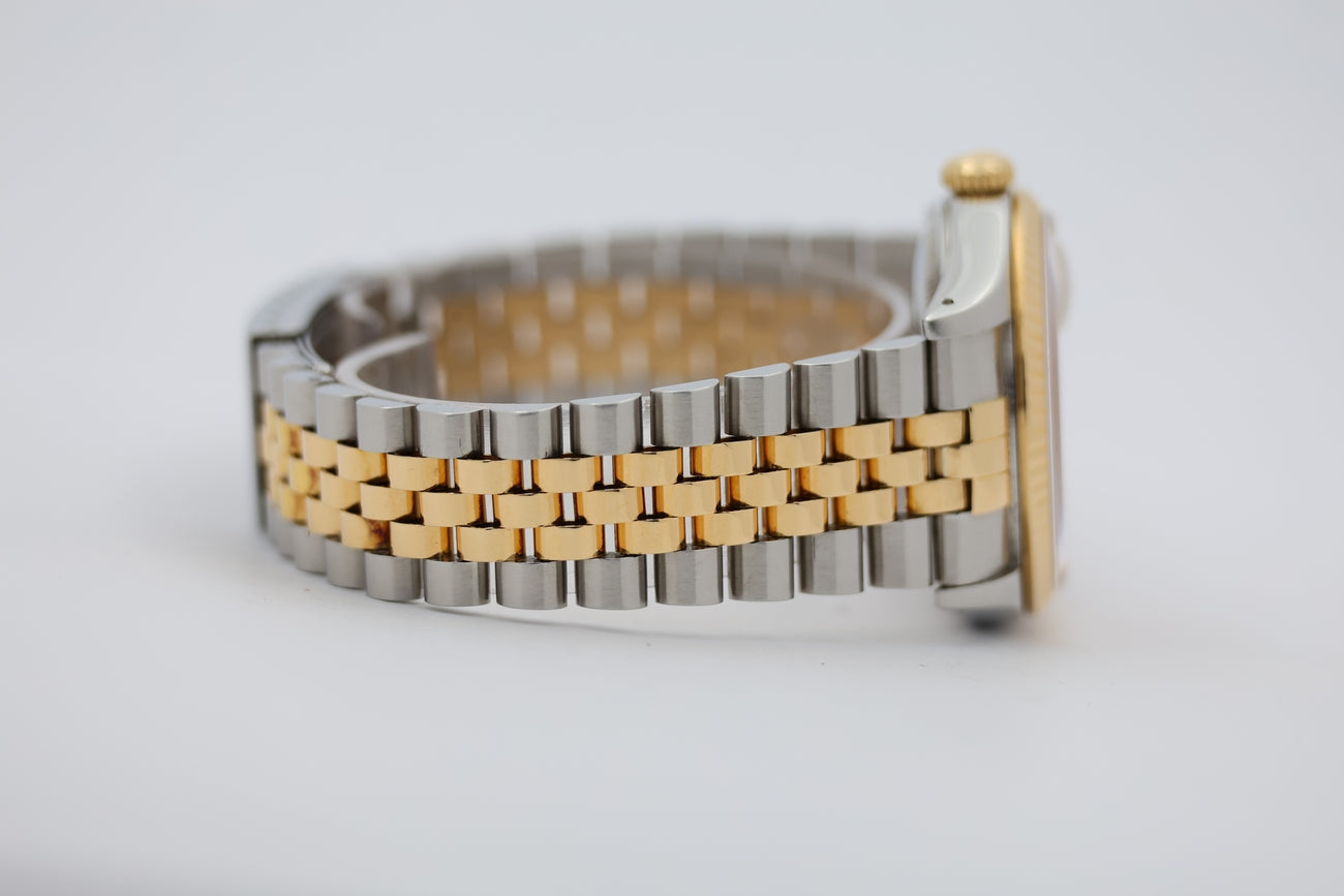 Rolex Datejust 36mm Automatik Herrenuhr Stahl/Gold 16233 - Detailansicht 4