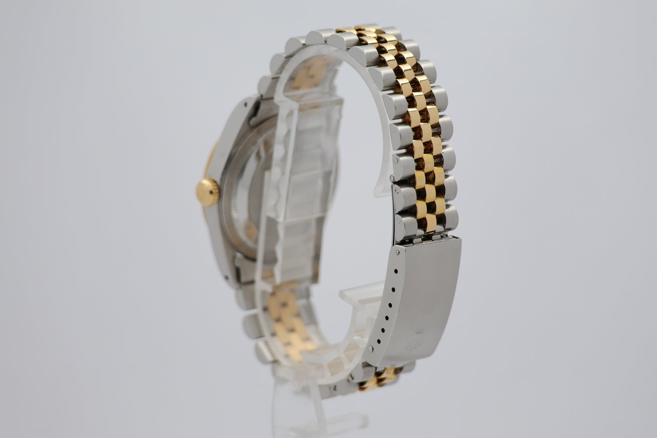 Rolex Datejust 36mm Automatik Herrenuhr Stahl/Gold 16233 - Detailansicht 2