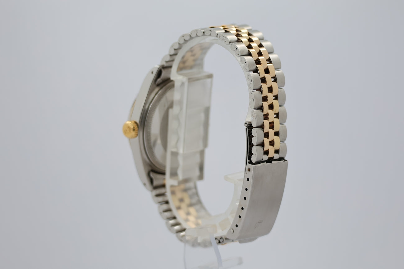 Rolex Datejust 36mm Automatik Stahl Gold Plexi 1601 - Detailansicht 2
