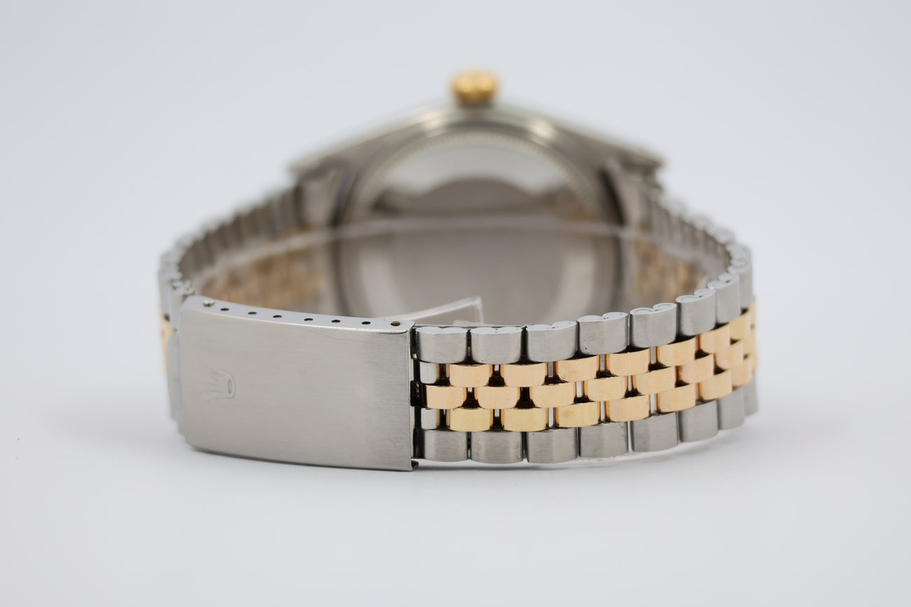 Rolex Datejust 36mm Automatik Stahl Gold Plexi 1601 - Detailansicht 6