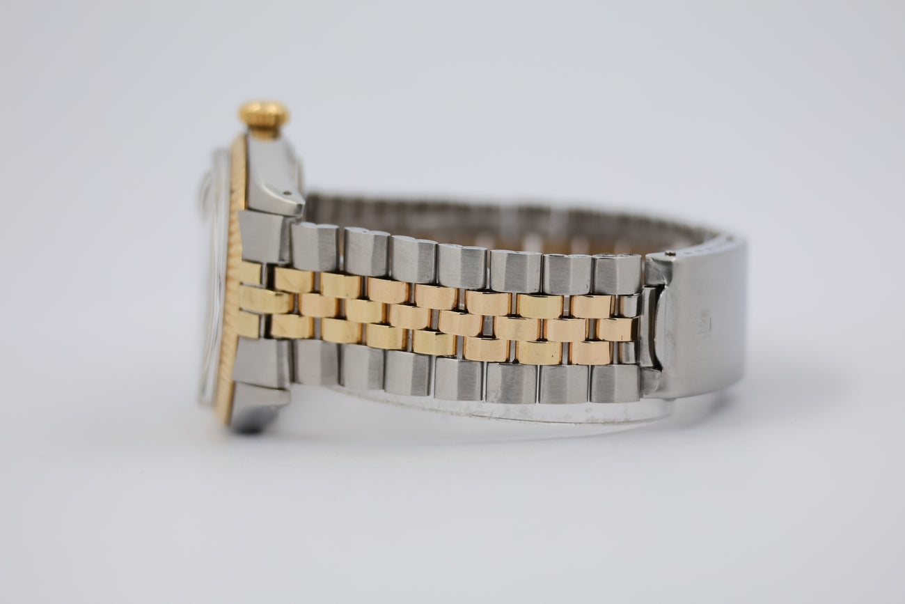 Rolex Datejust 36mm Automatik Stahl Gold Plexi 1601 - Detailansicht 4