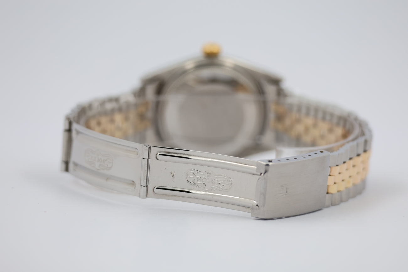 Rolex Datejust 36mm Automatik Stahl Gold Plexi 1601 - Detailansicht 3