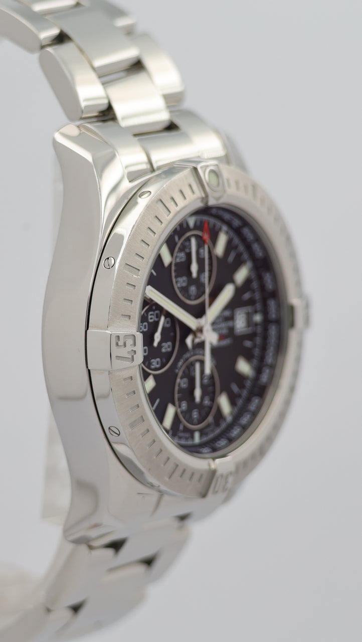 Breitling Colt Chronograph 44 Automatik Herrenuhr Schwarz A13388 - Detailansicht 8