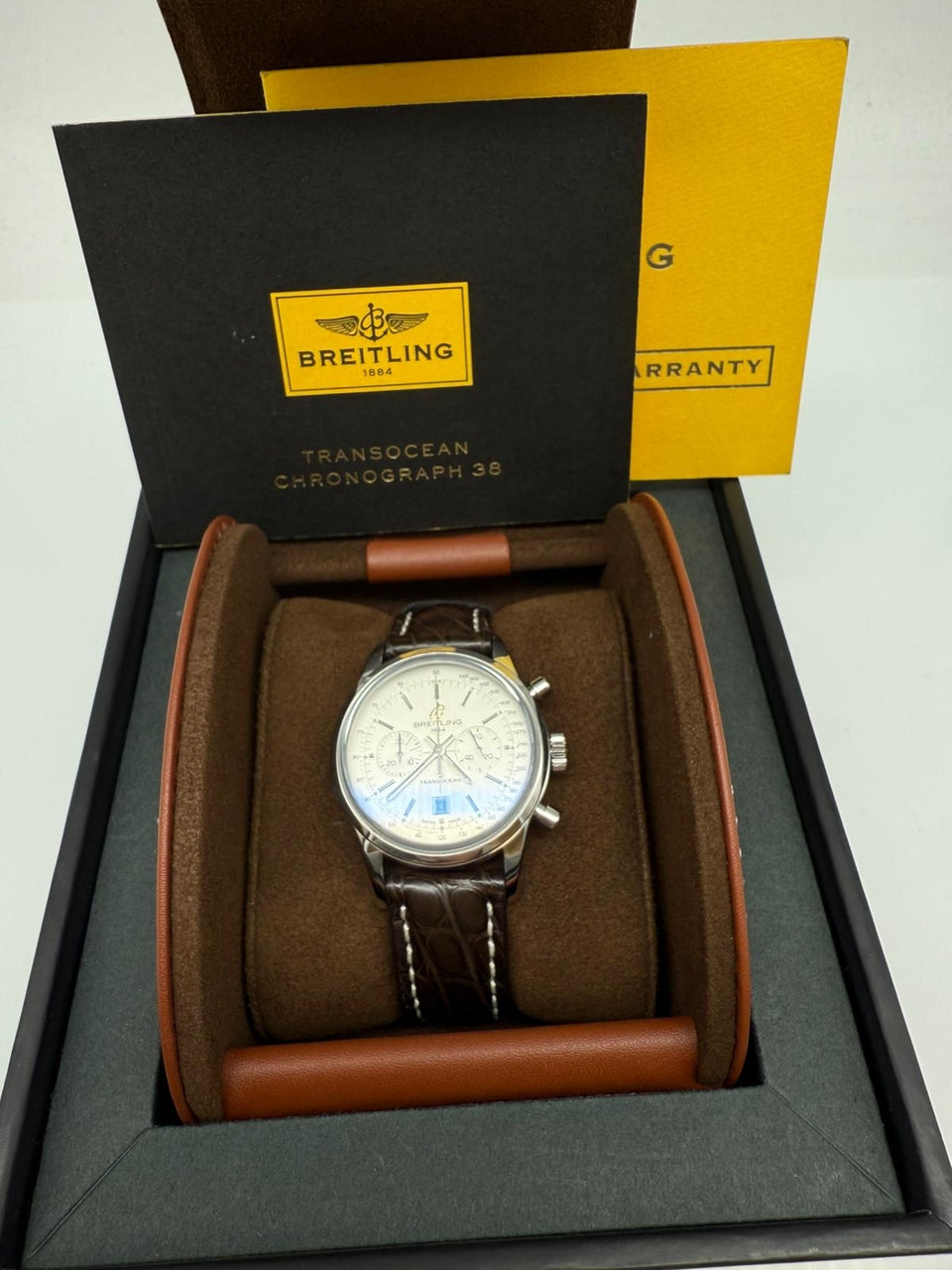 Breitling Transocean Chronograph 38mm Automatik A41310 - Papiere und oder Lieferumfang