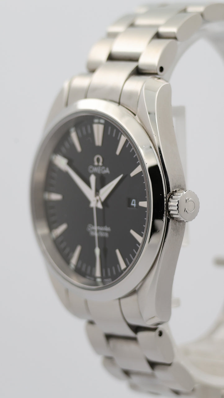 Omega Seamaster Aqua Terra 39mm Quarz Schwarz 25175000 - Detailansicht 7