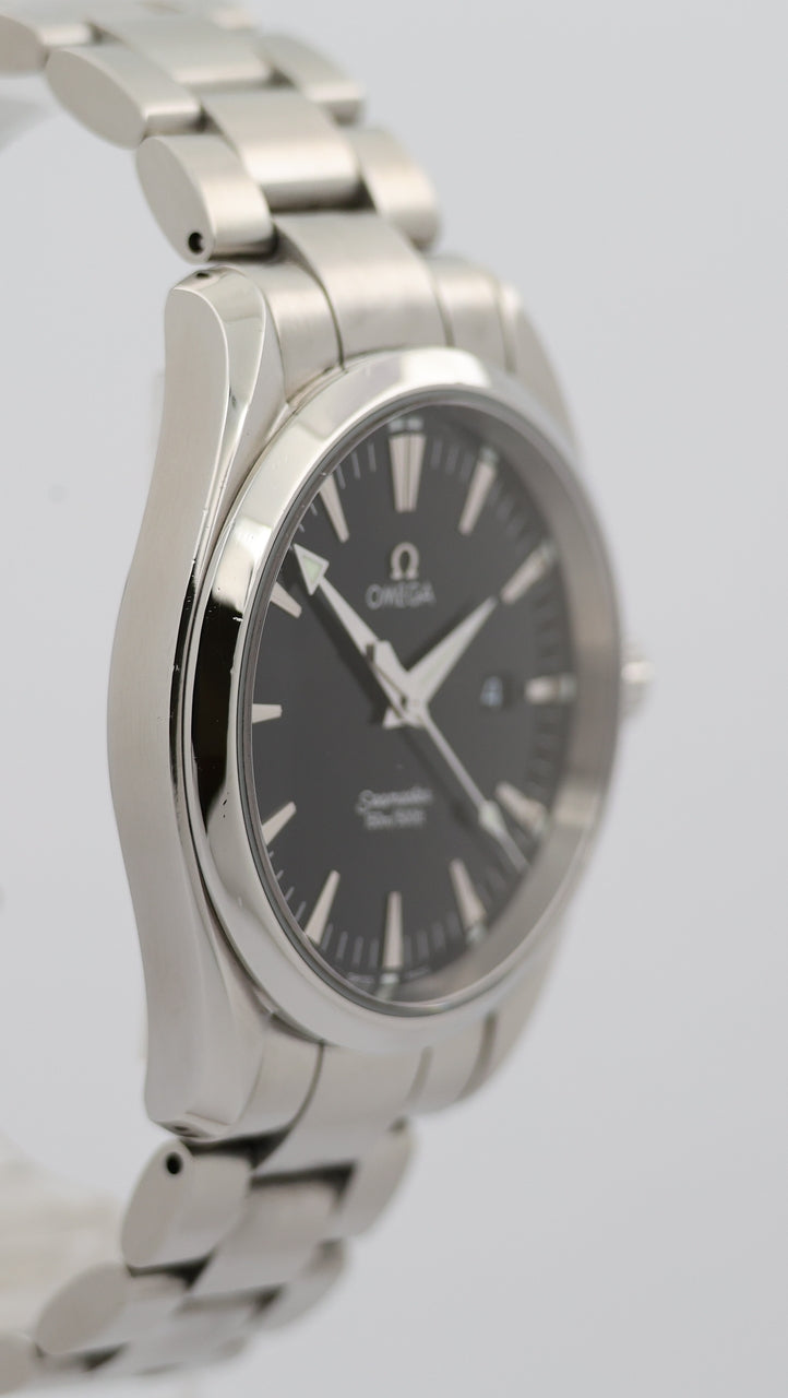 Omega Seamaster Aqua Terra 39mm Quarz Schwarz 25175000 - Detailansicht 8
