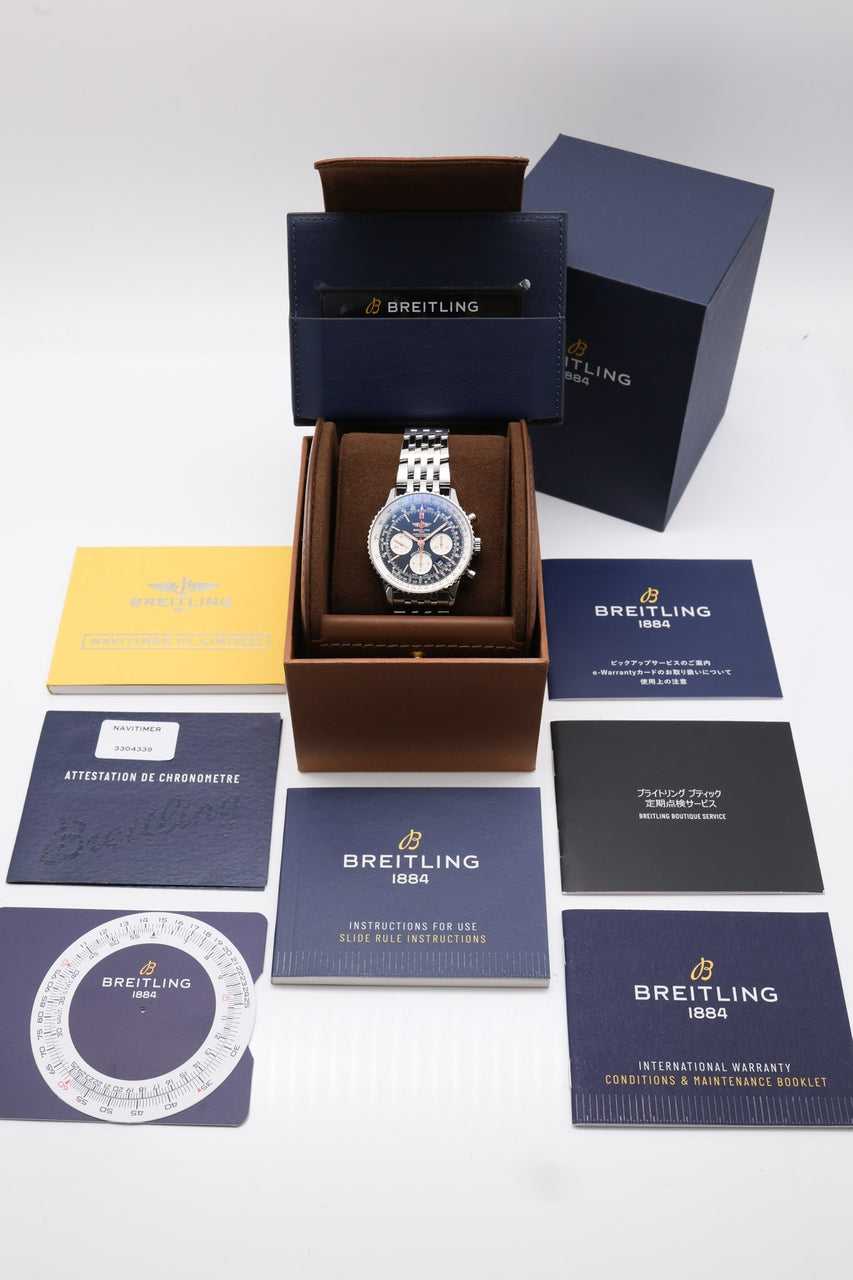 Breitling Navitimer B01 Chronograph 43mm Automatik AB0121 - Papiere und oder Lieferumfang