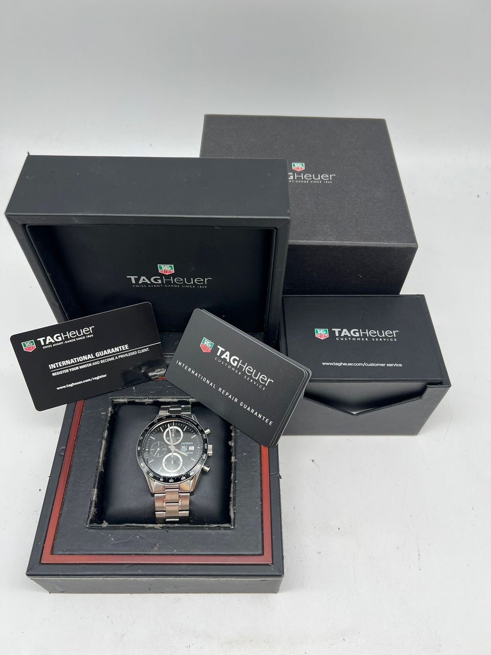 Tag Heuer Carrera Calibre 16 Chronograph Automatik CV2010/3 - Papiere und oder Lieferumfang